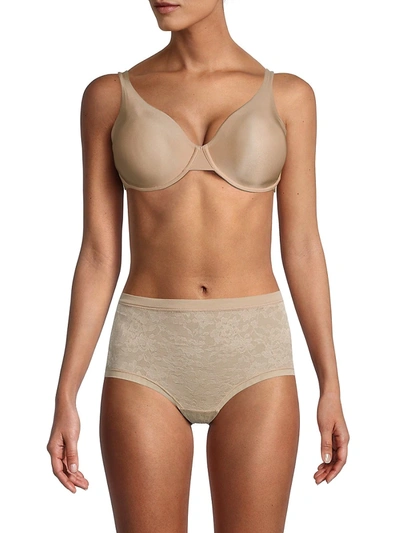 Shop Le Mystere Infinite Comfort Unlined Bra In Ivory Natural