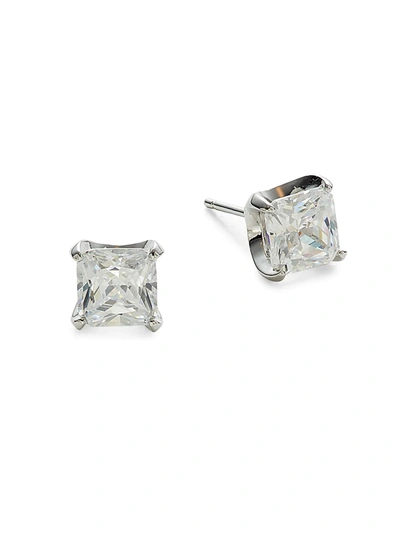 Shop Lafonn Women's Platinum-plated Sterling Silver & Simulated Diamond Stud Earrings