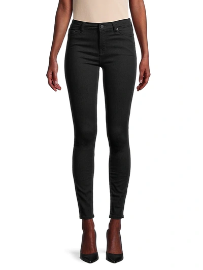 Shop Allsaints Women's Grace Skinny Jeans In Jet Black