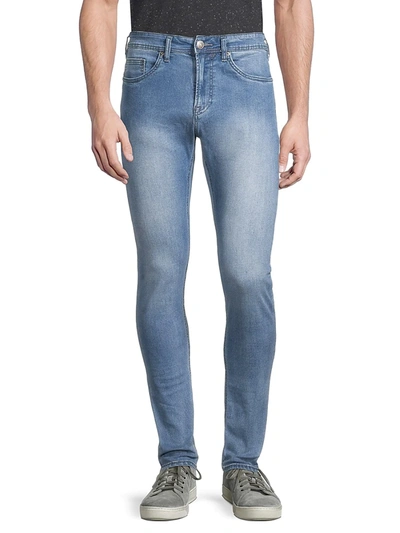 Shop Buffalo David Bitton Men's Max-x Skinny-fit Stretch Jeans In Light Wash