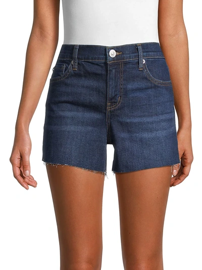Shop Hudson Women's Gracie Mid-rise Denim Shorts In Mystic