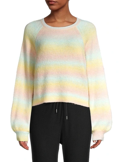 Shop Bb Dakota Women's Crazy On You Striped Sweater In Neutral