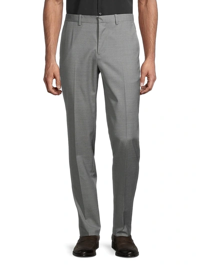 Shop Theory Men's Mayer Wool-blend Pants In Grey