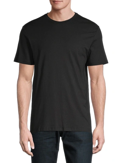 Shop Saks Fifth Avenue Men's Solid Regular-fit T-shirt In Cloud