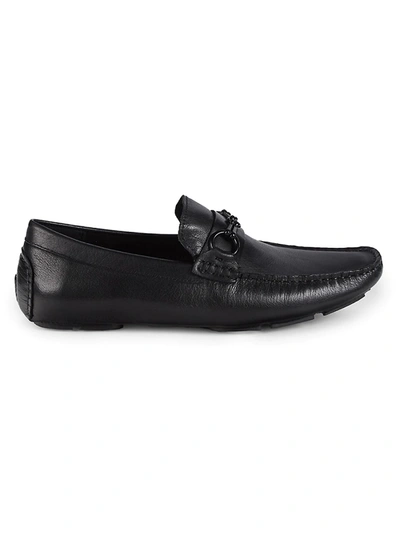 Shop Kenneth Cole New York Men's Swing Of Things Leather Loafers In Black