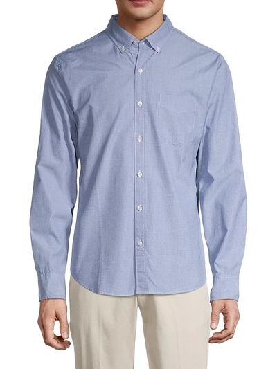 Shop Bonobos Men's Standard-fit Long-sleeve Shirt In Deep Blue