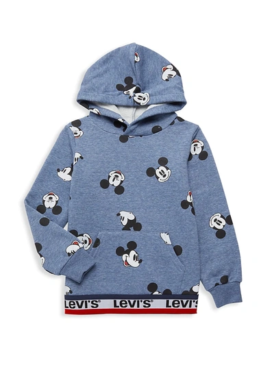 Levi's Kids' Little Boy's X Disney Mickey Mouse Graphic Hoodie In Deep Blue  | ModeSens