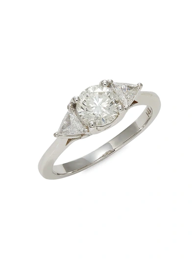 Shop Effy Women's 14k White Gold & Diamond Ring