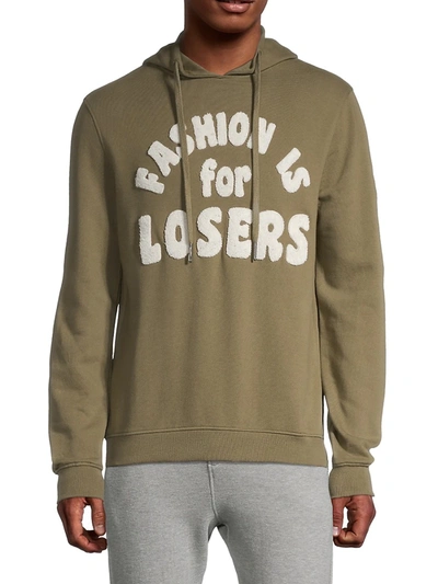 Shop Elevenparis Men's Fashion Is For Losers Hoodie In Soldier