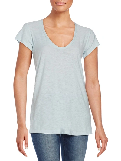 Shop James Perse Women's V-neck Cotton & Modal Tee In Maine