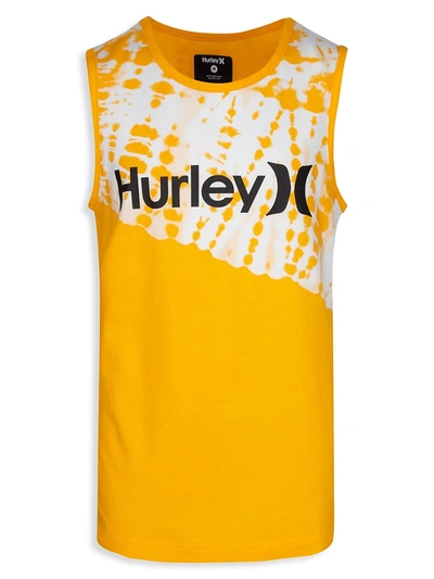Shop Hurley Little Boy's Logo Tank Top In Bright Yellow