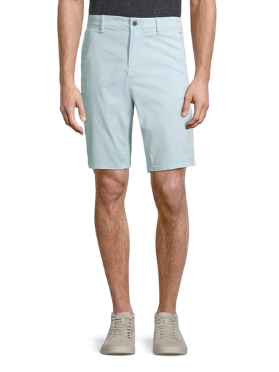 Shop Hugo Boss Men's Cotton-blend Shorts In Blue