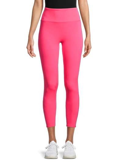 Shop Activology Women's Laser-perforated Leggings In Pink