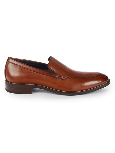 Shop Cole Haan Men's Leather Loafers In British Tan