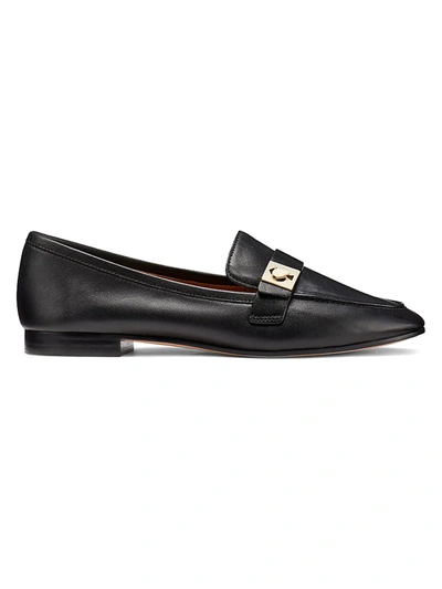Shop Kate Spade Women's Catroux Spade Heart Leather Loafers In Hot Cider