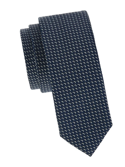 Shop Hugo Boss Men's Geo-print Tie In Navy