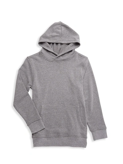 Shop Threads 4 Thought Little Boy's & Boy's Organic Cotton & Recycled Polyester Hoodie In Heather Grey