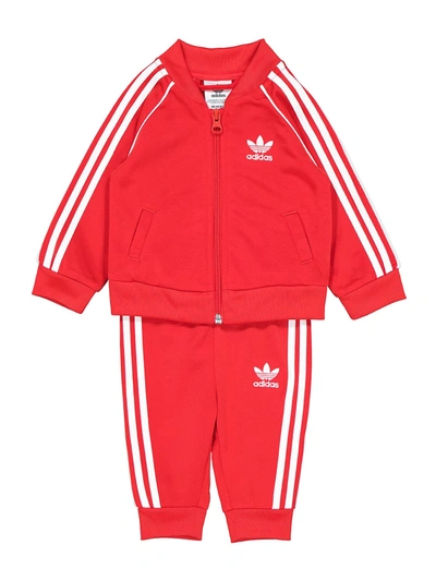 Adidas Originals Babies' Kids Jogging Suit In Red | ModeSens