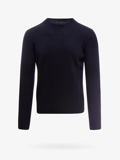 Shop Roberto Collina Sweater In Blue