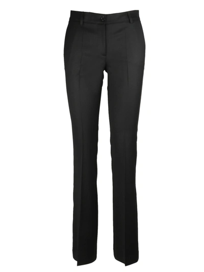 Shop P.a.r.o.s.h . Straight Leg Tailored Trousers In Black