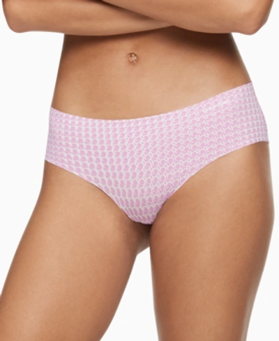Shop Calvin Klein Invisibles Hipster Underwear D3429 In Summer Eclipse Lilac Rain