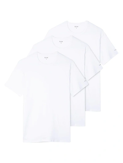 Shop Paul Smith Men's Cotton T-shirt In White