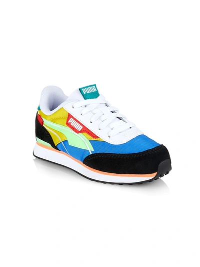 Shop Puma Little Kid's & Kid's Future Rider Sneakers In Palace Blue