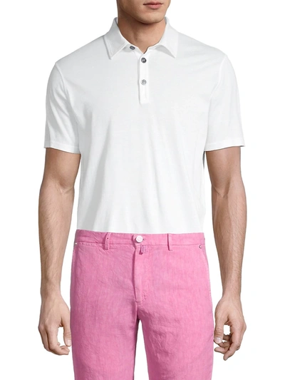 Shop Kiton Men's Linen Shorts In Pink