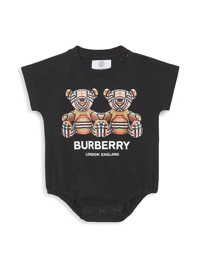 Shop Burberry Baby's Thomas Bear 4-piece Gift Set In White