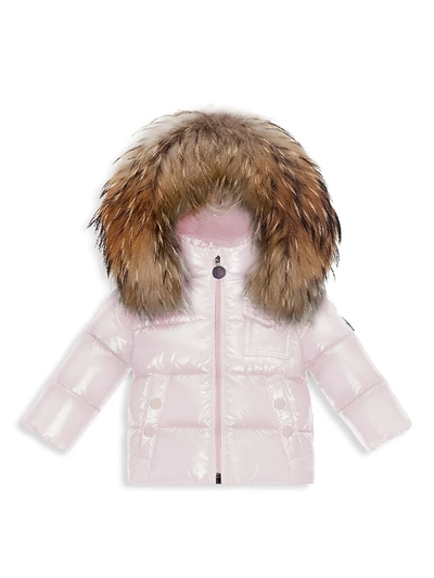 Moncler Baby Girl's & Little Girl's K2 Laqué Down Jacket In Pink 