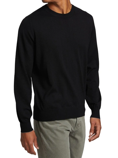 Shop Brunello Cucinelli Men's Cashmere Crewneck Sweater In Navy