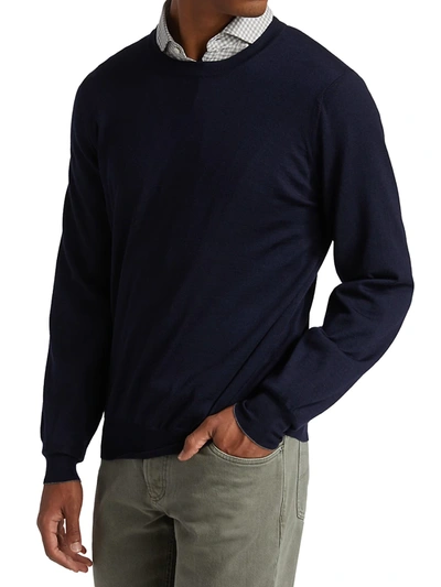 Shop Brunello Cucinelli Men's Wool-cashmere Blend Sweater In Sand