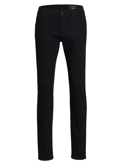 Shop Dolce & Gabbana Men's Slim-fit Stretch Jeans In Black