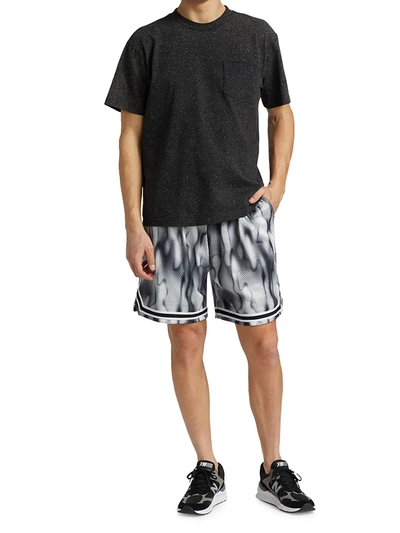 Shop John Elliott Smokescreen Game Shorts In Smoke Screen