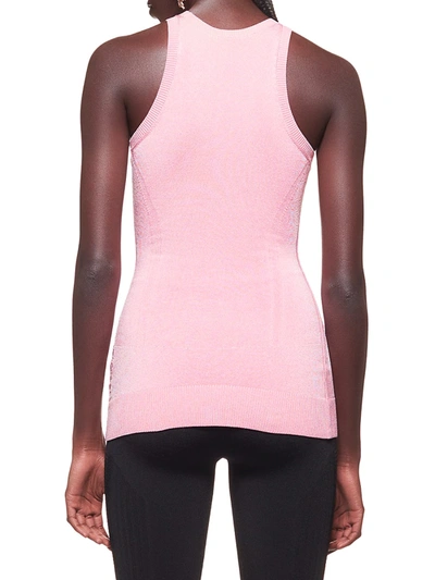 Shop Az Factory Fitted Technical Sleeveless Top In Pink