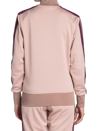 Shop Palm Angels Classic Track Jacket In Mauve