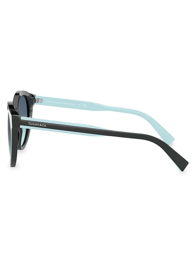 Shop Tiffany & Co Women's 52mm Pillow Sunglasses In Black