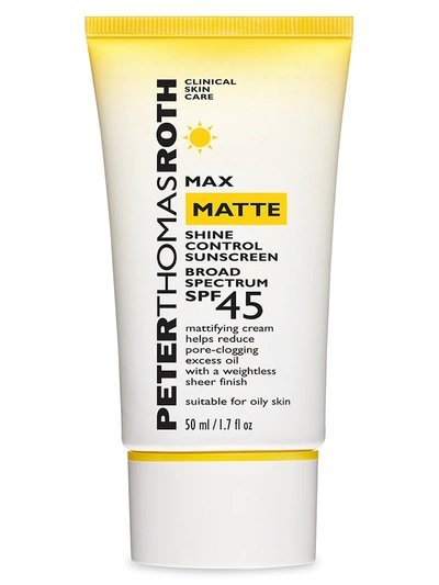 Shop Peter Thomas Roth Women's Max Matte Shine Control Sunscreen Broad Spectrum Spf 45