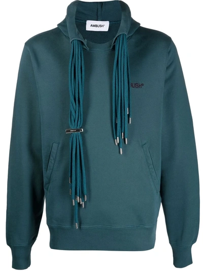 Shop Ambush Multicord Hooded Sweatshirt In Grün