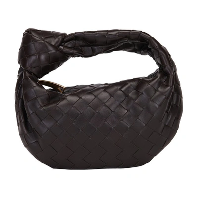 Shop Bottega Veneta Jodie Mini Bag In Fondant Gold