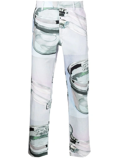 Shop Rochambeau X Nick Farhi Pyrex-print Trousers In Mehrfarbig