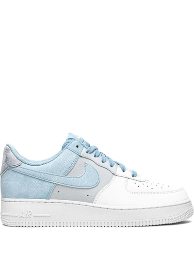 Shop Nike Air Force 1 '07 Lv8 "psychic Blue" Sneakers In White