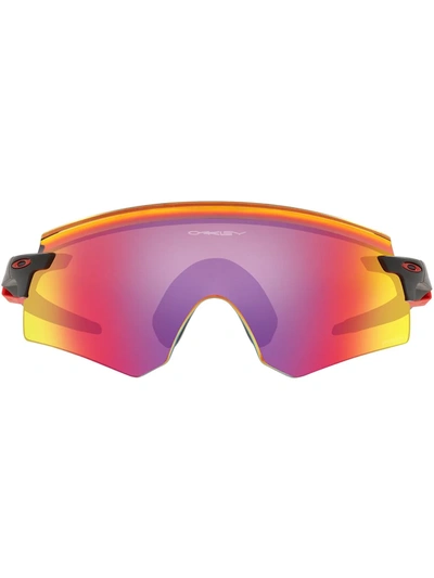Shop Oakley Encoder Band Sunglasses In Schwarz