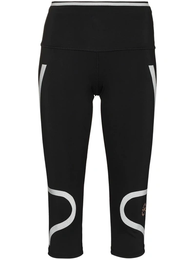 Shop Adidas By Stella Mccartney Truepace Heat.rdy 3/4 Leggings In Schwarz