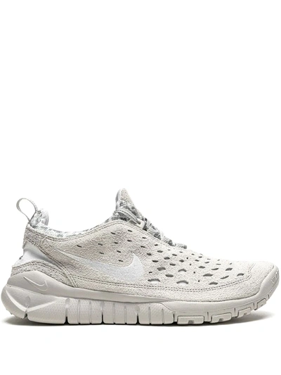 Nike Free Run Trail Suede And Mesh Sneakers In Neutral Grey/white-summit  White | ModeSens