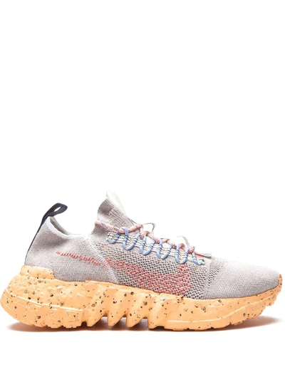 Nike Space Hippie 01 Recycled Stretch-knit Sneakers In Grey