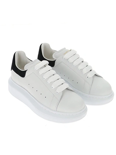 Shop Alexander Mcqueen Kids Oversized Sneakers In White