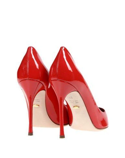 Shop Sergio Rossi Pump In Red