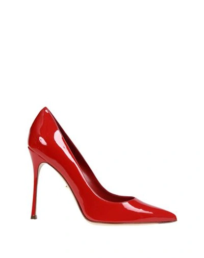 Shop Sergio Rossi Pump In Red