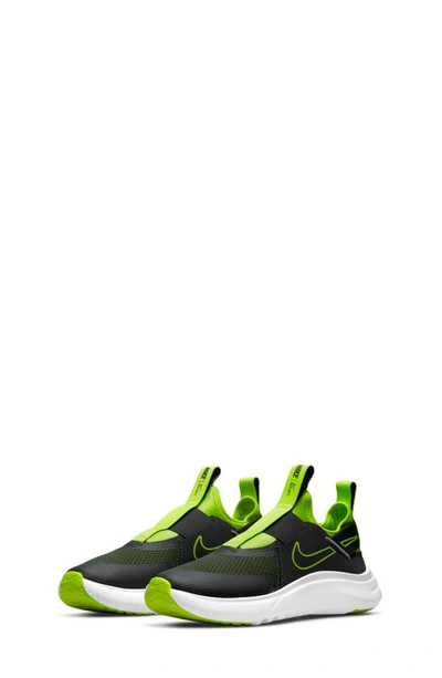Shop Nike Flex Plus Sneaker In Smoke Grey/ Volt/ White